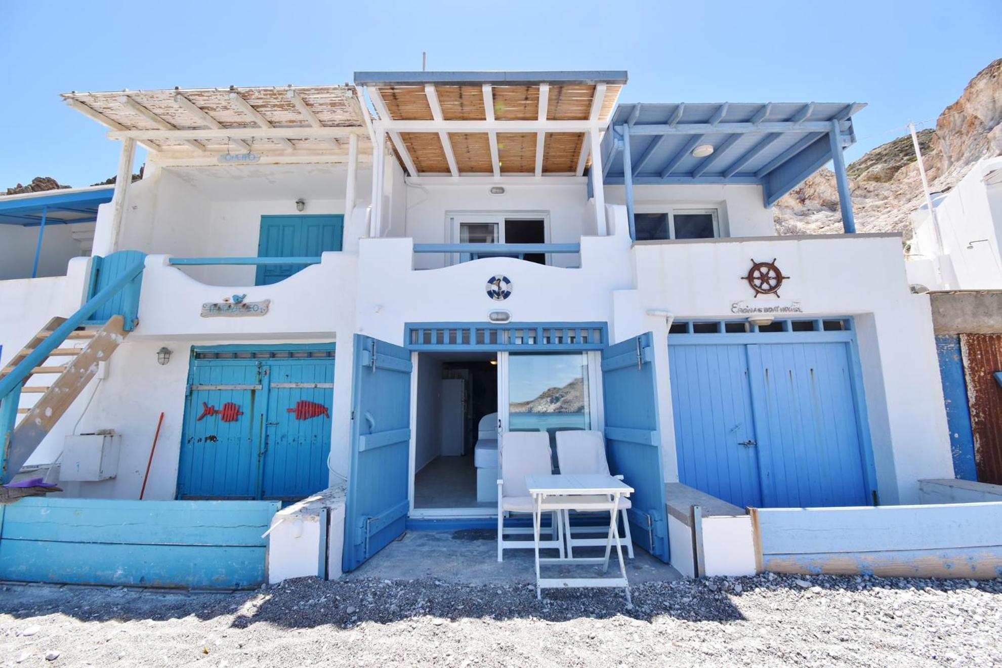 Blue Mare Apartments On The Beach Firopotamos Phòng bức ảnh