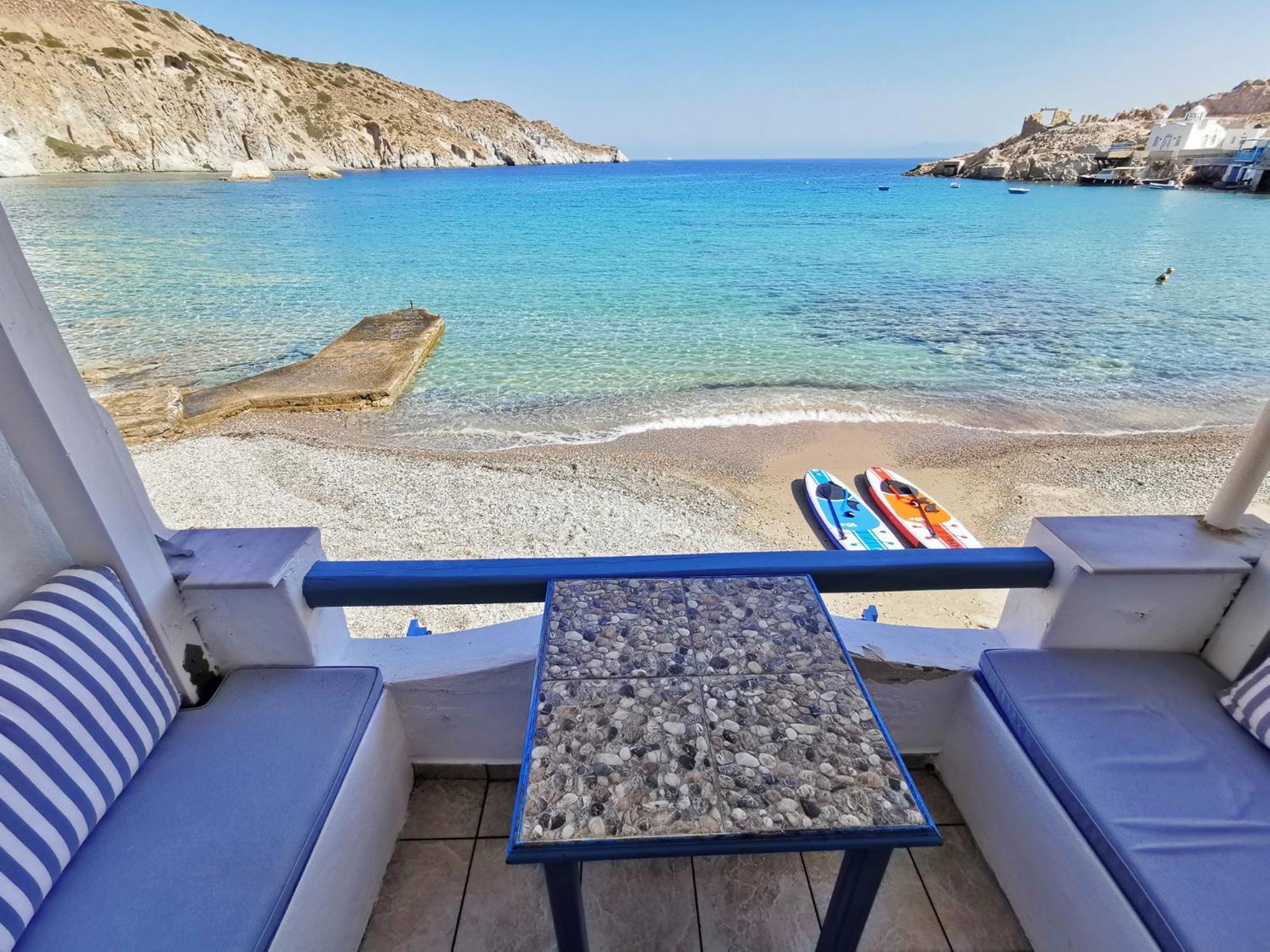 Blue Mare Apartments On The Beach Firopotamos Phòng bức ảnh